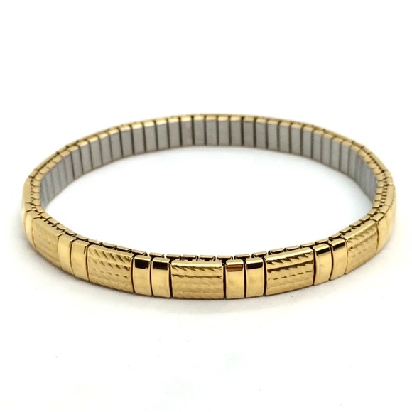 Vintage Jewelry Vintage Milor Italy Gold Tone Stainless Steel